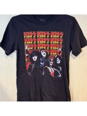 American Classics Black KISS Graphic Tee Medium